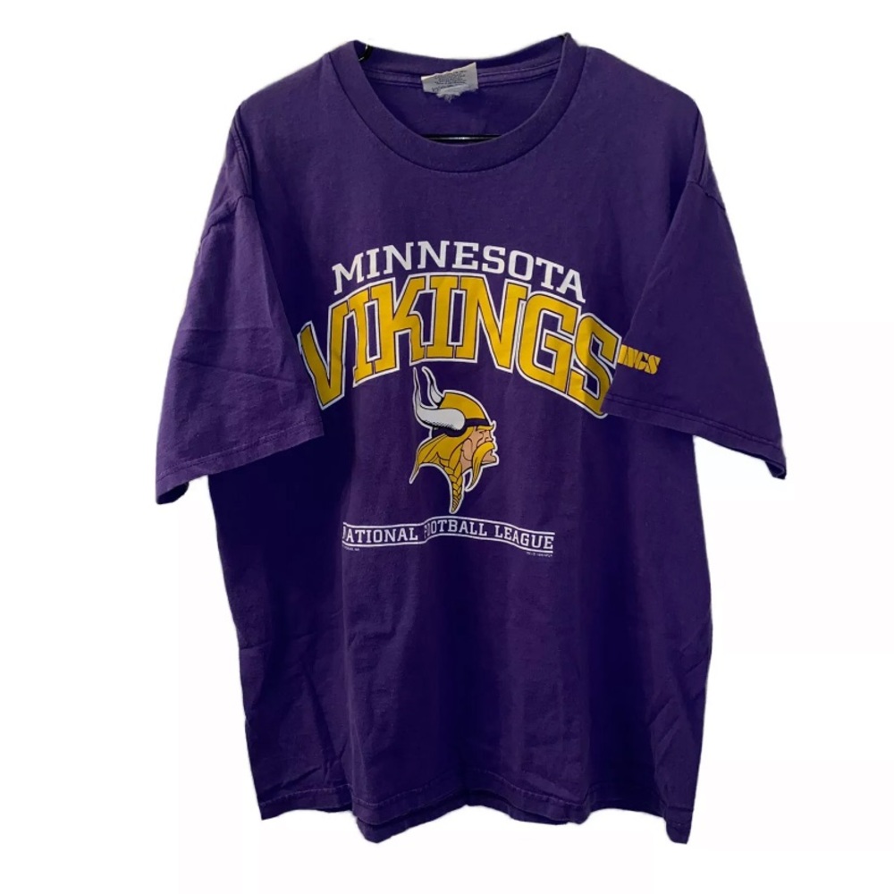 Vintage Lee Sport 1999 NFL Minnesota Vikings T Shirt Adult XL Purple